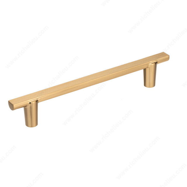Richelieu BP267496CHBRZ Modern Metal Pull - 2674, Champagne Bronze, 3 25/32 in, 5 5/16 in