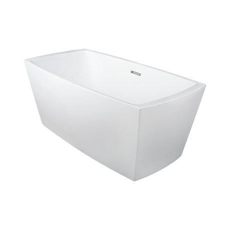 DAX Acrylic Square Freestanding Bathtub, White BT-8017
