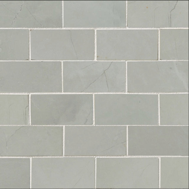 Sande Ivory 12"x12" Polished Porcelain Mosaic Tile - MSI Collection product shot bathroom view