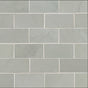 Sande Ivory 12"x12" Polished Porcelain Mosaic Tile - MSI Collection product shot bathroom view