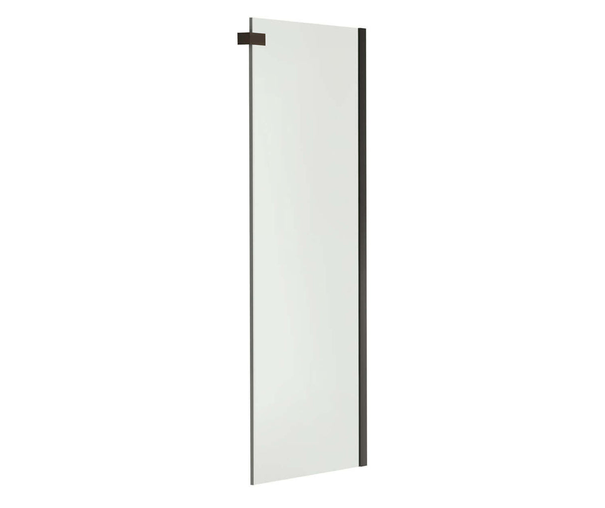 MAAX 139395-900-173-000 Halo Return Panel for 34 in. Base with Clear glass in Dark Bronze