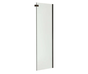 MAAX 139395-900-173-000 Halo Return Panel for 34 in. Base with Clear glass in Dark Bronze