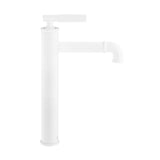 Avallon Single Hole, Single-Handle Sleek, High Arc Bathroom Faucet in Matte White