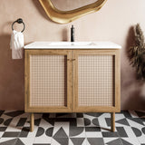 Classe 36" Bathroom Vanity in Oak