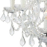 Maria Theresa 6 Light Clear Italian Crystal Polished Chrome Chandelier 4405-CH-CL-I