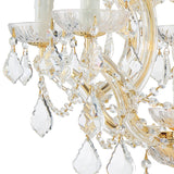 Maria Theresa 6 Light Clear Italian Crystal Polished Chrome Chandelier 4405-CH-CL-I