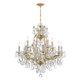 Maria Theresa 13 Light Hand Cut Crystal Polished Chrome Chandelier 4412-CH-CL-MWP