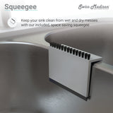 Ouvert 25 x 22 Stainless Steel Single Basin Top-Mount Kitchen Sink