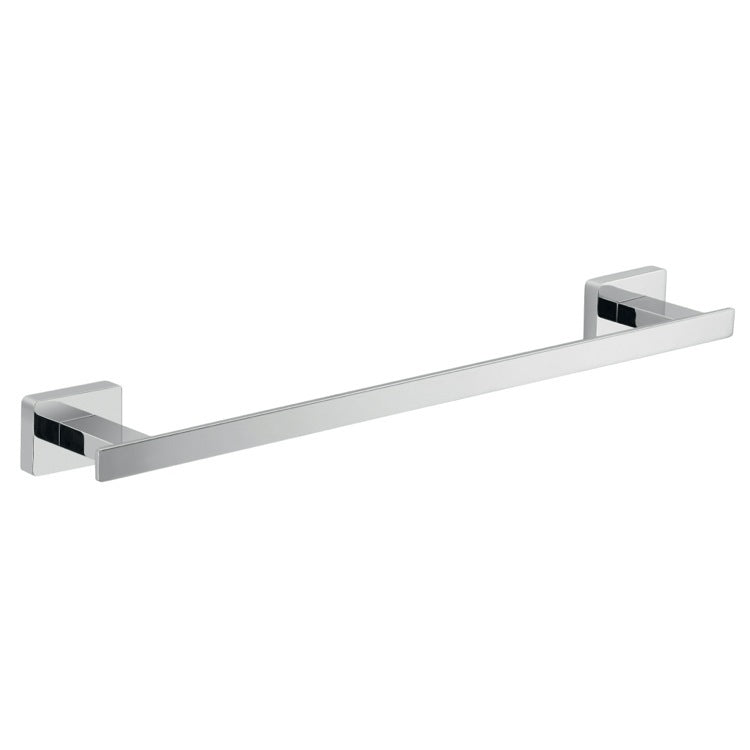 Towel Bar, 14 Inch, Square, Polished Chrome