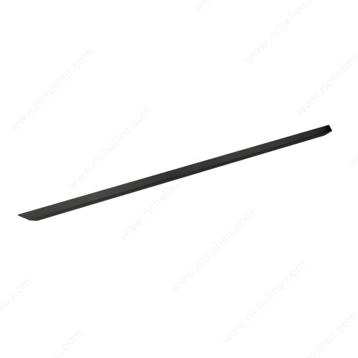 Richelieu 875196990 Modern Aluminum Pull - 8751, Brushed Black, 3 25/32 in, 5 9/32 in