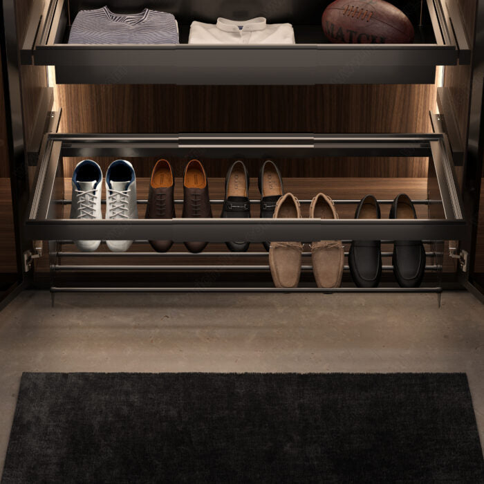 Rev-a-Shelf 5E2403242161 Rev-A-Shelf EDGE Shoe Organizer Insert, 12 1/8 in