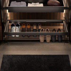 Rev-a-Shelf 5E2403242161 Rev-A-Shelf EDGE Shoe Organizer Insert, 12 1/8 in