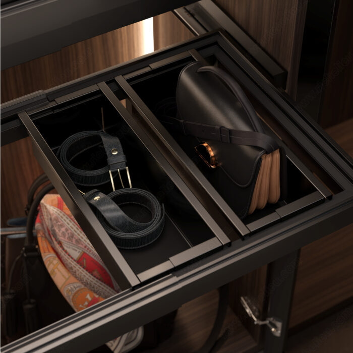 Rev-a-Shelf 5E225161 Rev-A-Shelf EDGE Adjustable Tray Insert, 12 1/8 in
