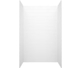 Swanstone MSMK96-3636 36 x 36 x 96 Swanstone Modern Subway Tile Glue up Shower Wall Kit in White MSMK963636.010