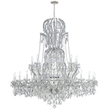 Maria Theresa 37 Light Hand Cut Crystal Polished Chrome Chandelier 4460-CH-CL-MWP