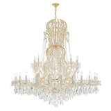 Maria Theresa 37 Light Hand Cut Crystal Polished Chrome Chandelier 4460-CH-CL-MWP