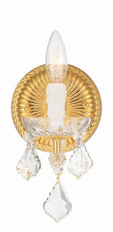 Maria Theresa 1 Light Hand Cut Crystal Polished Chrome Sconce 4471-CH-CL-MWP