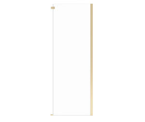 MAAX 137422-900-343-000 Odyssey SC Return Panel for 32 in. Base in Clear glass in Brushed Gold