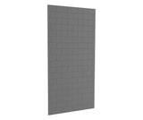 Swanstone MTMK-7236-1 36 x 72 Swanstone Metro Subway Tile Glue up Bathtub and Shower Single Wall Panel in Ash Gray MTMK7236.203