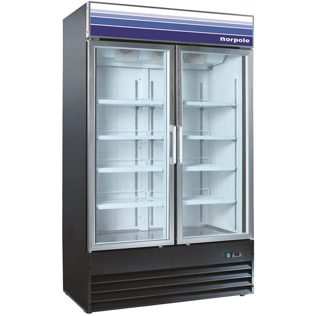 45 Cuft. Double Door Merchandiser Freezer PoshHaus