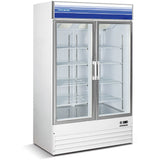 45 Cuft. Double Door Merchandiser Freezer PoshHaus