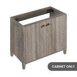 Eclair 36" Bathroom Vanity in Oak - Cabinet Only