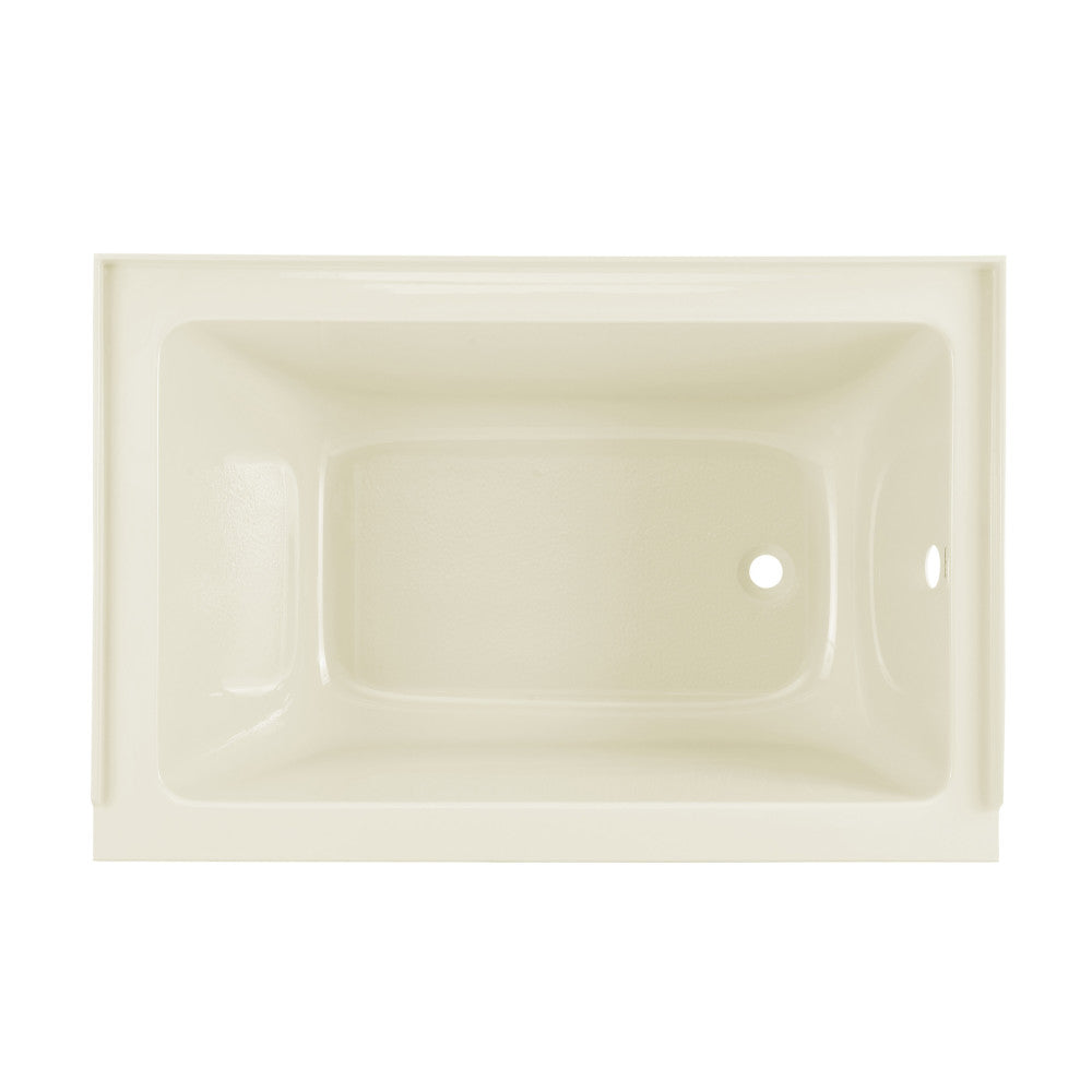 Voltaire 48" X 32" Right-Hand Drain Alcove Bathtub in Bisque