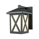 Elk 45215/1 Lawton 8'' High 1-Light Outdoor Sconce - Matte Black