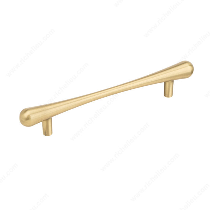 Richelieu BP739096195 Modern Metal Pull - 7390, Brushed Nickel, 3 25/32 in, 5 25/32 in