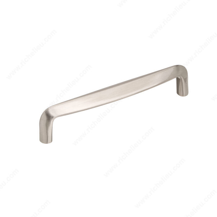 Richelieu BP7385160195 Modern Metal Pull - 7385, Brushed Nickel, 6 5/16 in, 6 11/16 in