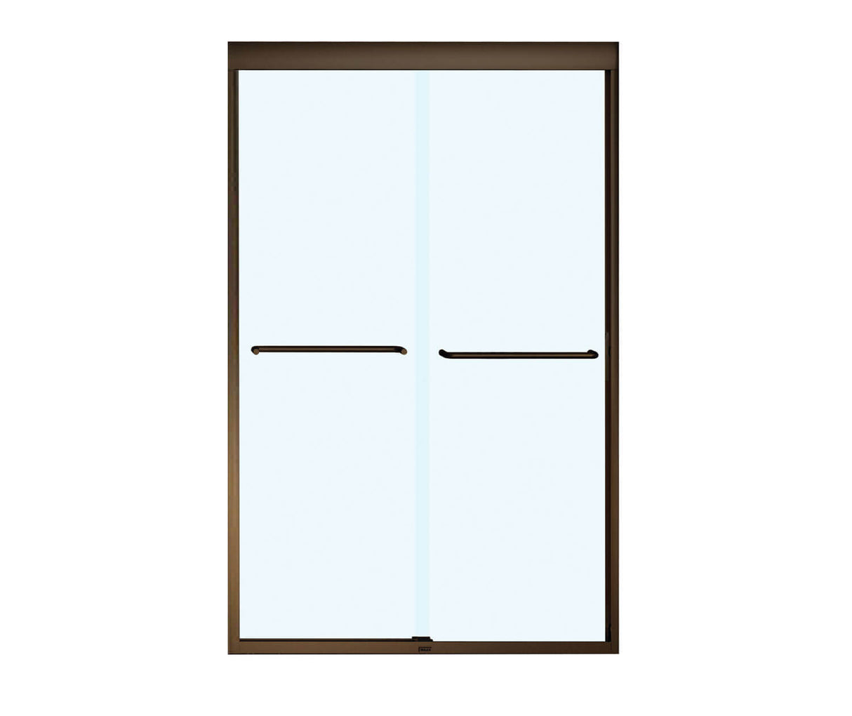 MAAX 134663-900-172-000 Kameleon SC 43-47 x 71 in. 6 mm Bypass Shower Door for Alcove Installation with Clear glass in Dark Bronze
