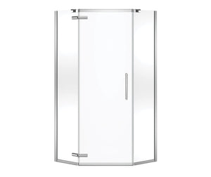 MAAX 137301-900-084-000 Hana Neo-angle 40 x 40 x 75 in. 8mm Pivot Shower Door for Corner Installation with Clear glass in Chrome