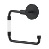 Verre Acrylic Toilet Paper Holder in Matte Black