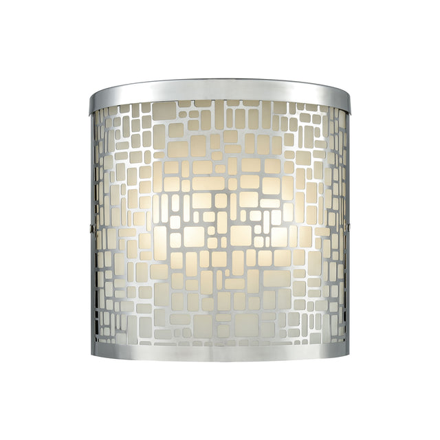 Elk 46291/2 Hooper 8'' High 2-Light Outdoor Sconce - Silver
