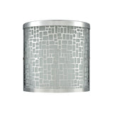 Elk 46291/2 Hooper 8'' High 2-Light Outdoor Sconce - Silver