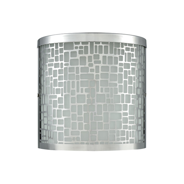 Elk 46291/2 Hooper 8'' High 2-Light Outdoor Sconce - Silver