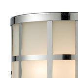 Elk 46292/2 Hooper 8'' High 2-Light Outdoor Sconce - Silver