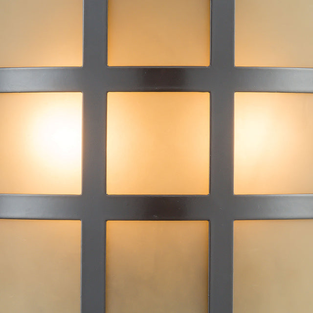 Elk 46330/2 Hooper 8'' High 2-Light Outdoor Sconce - Oil Rubbed Bronze