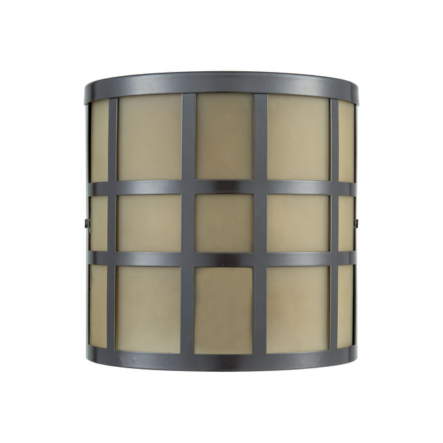 Elk 46330/2 Hooper 8'' High 2-Light Outdoor Sconce - Oil Rubbed Bronze