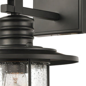 Elk 46401/1 Lakeshore Drive 18'' High 1-Light Sconce - Matte Black