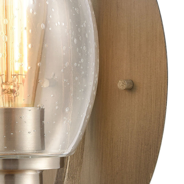 Elk 46420/1 Bixler 8'' High 1-Light Sconce - Light Wood