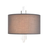 Elk 46590/2 Crystal Falls 14'' High 2-Light Sconce - Satin Nickel