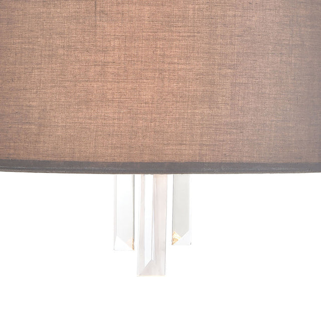 Elk 46590/2 Crystal Falls 14'' High 2-Light Sconce - Satin Nickel
