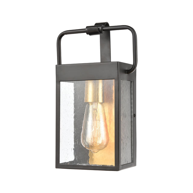 Elk 46680/1 Knowlton 12'' High 1-Light Outdoor Sconce - Matte Black