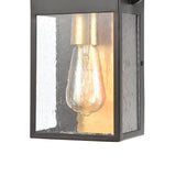 Elk 46680/1 Knowlton 12'' High 1-Light Outdoor Sconce - Matte Black