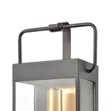 Elk 46682/1 Knowlton 17'' High 1-Light Outdoor Sconce - Matte Black