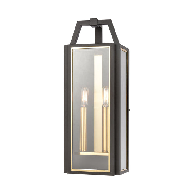Elk 46741/2 Portico 21'' High 2-Light Outdoor Sconce - Charcoal