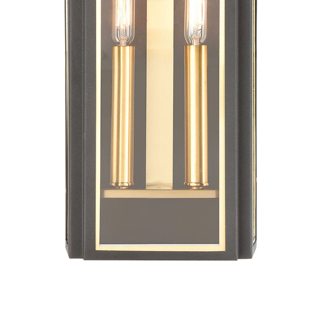Elk 46741/2 Portico 21'' High 2-Light Outdoor Sconce - Charcoal