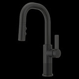 Montay 1-Handle Pull-Down Bar/Prep Faucet in Matte Black