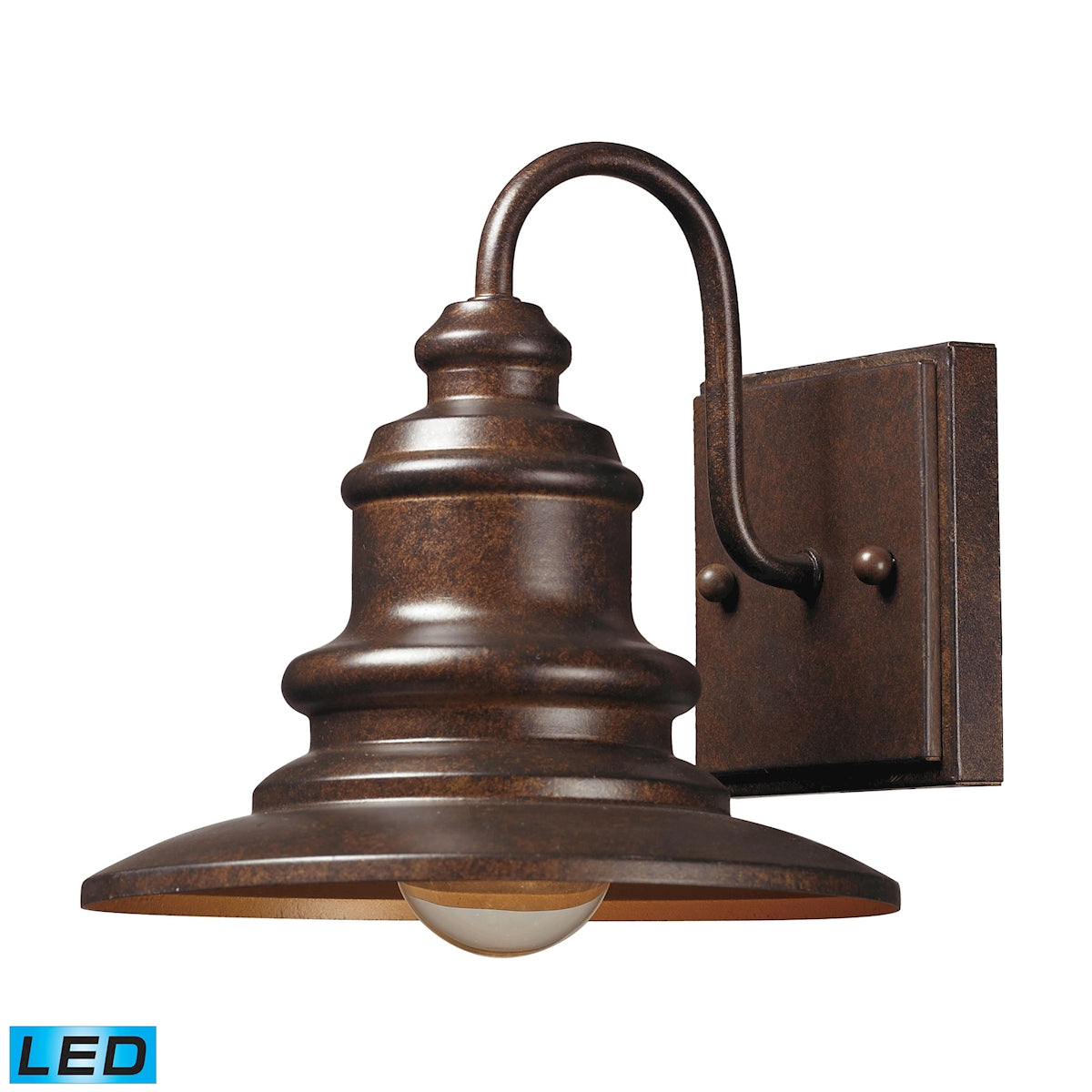 Elk 47010/1-LED Marina 8'' High 1-Light Outdoor Sconce - Hazelnut Bronze